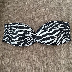 Tiger Print VS Bandeau swim top